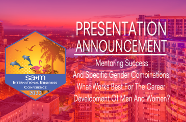 Mentoring Success And Specific Gender Combinations: What Works Best For The Career Development Of Men And Women?