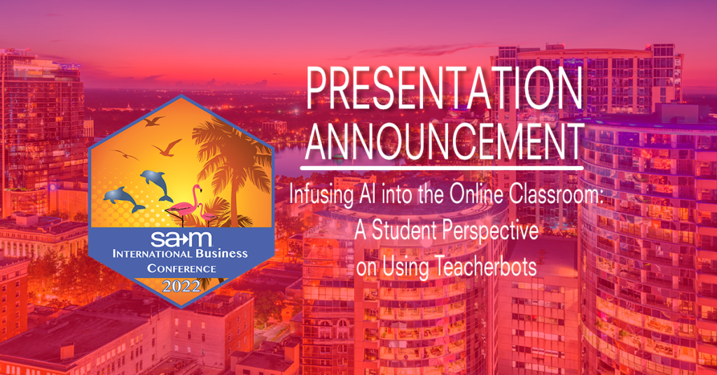Infusing AI into the Online Classroom: A Student Perspective on Using Teacherbots