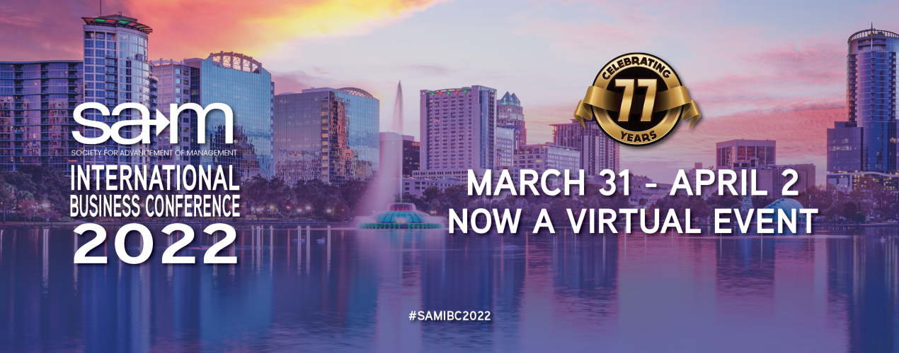 SAM Conference Now Virtual SAM C.E.N.T.S.