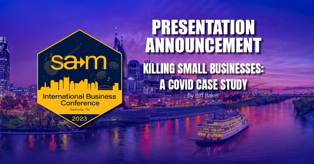 Presentation Slide for Killing Small Business: A COVID Case Study