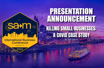 Presentation Slide for Killing Small Business: A COVID Case Study
