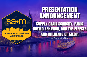 Presentation Announcement of Supply Chain Scarcity, Panic Buying Behavior, and the Effects and Influence of Media