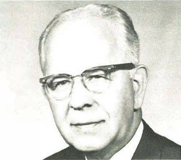 Black and white photograph of Harold Fisher