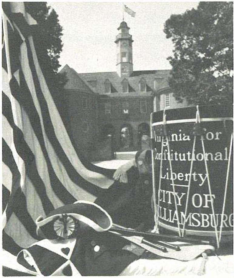 Black and White Image of Williamsburg