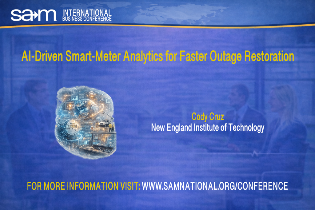 SAMIBC2026 Presentation Slide for AI-Driven Smart-Meter Analytics for Faster Outage Restoration