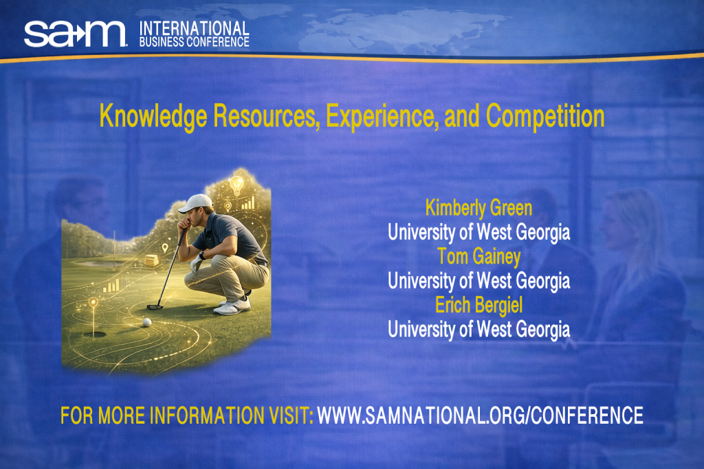 SAMIBC2026 Presentation Announcement Slide for Knowledge Resources, Experience, and Competition