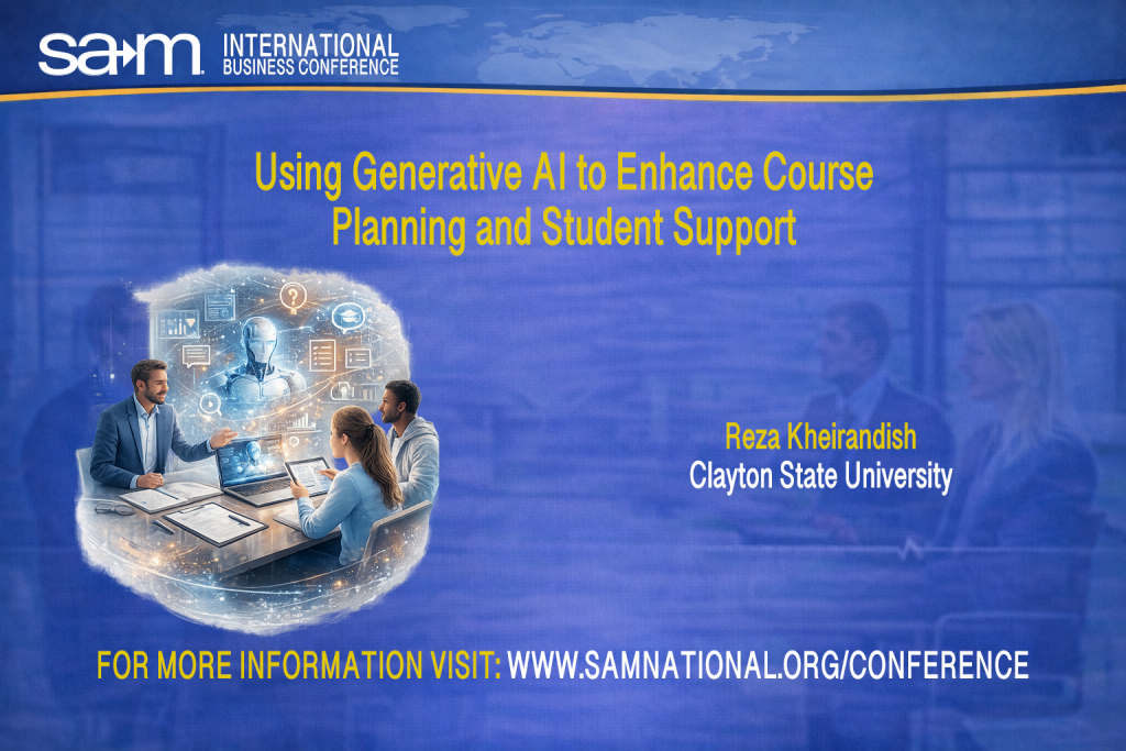 SAMIBC2026 Presentation Tile for Using Generative AI to Enhance Course
Planning and Student Support