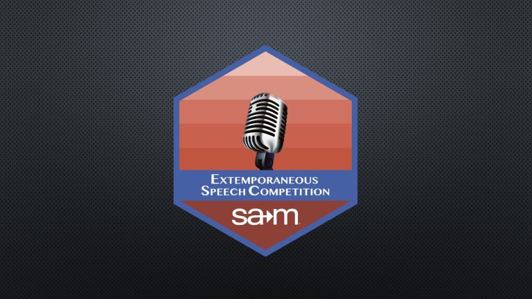 Extemporaneous Speech Competition Award Tile