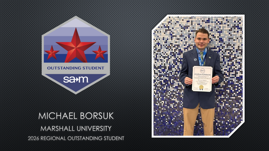 Michael Borsuk, 2026 Regional Outstanding Student Award Winner Banner Image