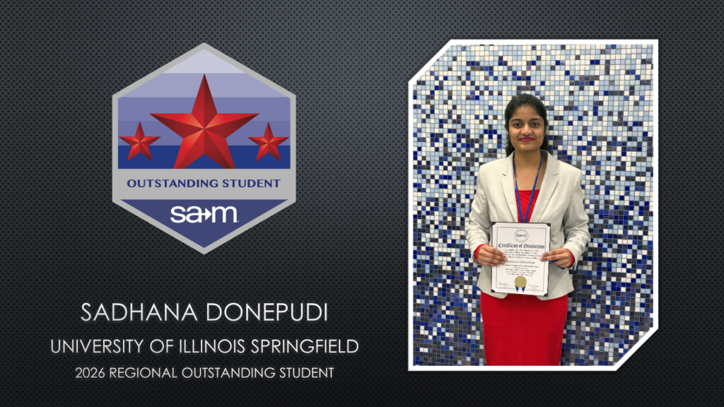 Sadhana Donepudi, 2026 Regional Outstanding Student Award Winner Banner Image