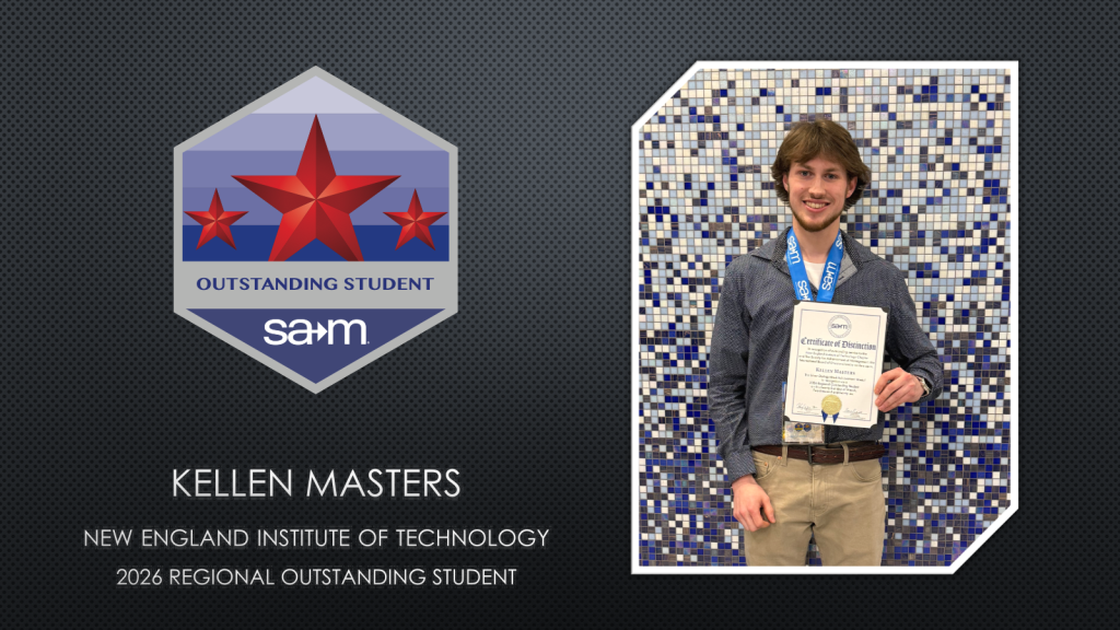 Kellen Masters, 2026 Regional Outstanding Student Award Winner Banner Image