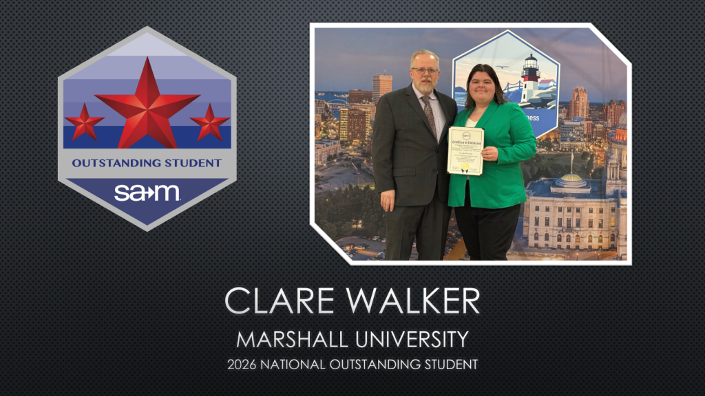 Clare Walker, 2026 National Outstanding Student Award Winner Banner Image