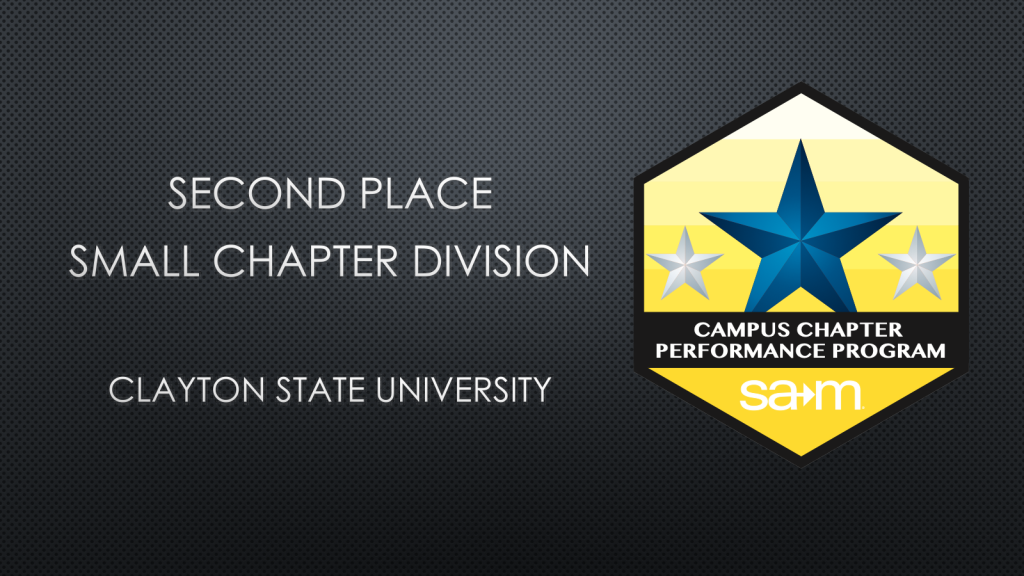 Clayton State University, 2026 Campus Chapter Performance Program Banner Tile.