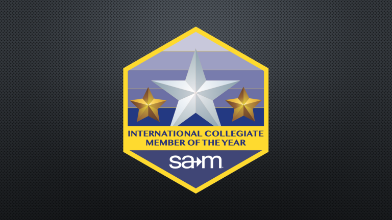 International Collegiate Member of the Year Award Tile